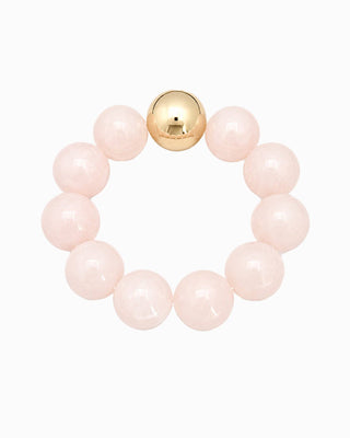 Pastel Marble Statement Beaded Necklace & Bracelet Set