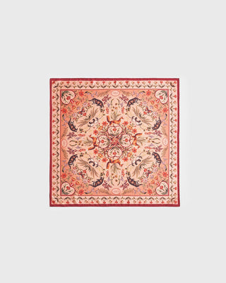 Folksy Fox Tales Peach Square Scarf