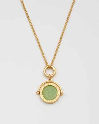 Taurus Zodiac Spinner Necklace