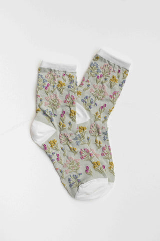 Midnight Wildflower Socks