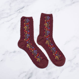 Vintage Strawberry Socks