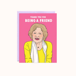 Betty "Thank You For Being a Friend" | Thank You Card