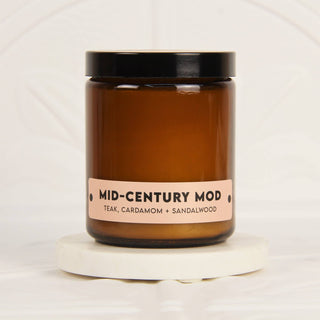 Mid-Century Mod Soy Wax Candle 8oz